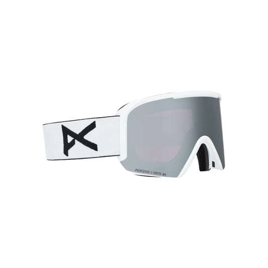 The Nesa S Goggles, MFI Facemask & Spare Lens 2026 in White, Perceive Sunny Onyx & Perceive Cloudy Burst