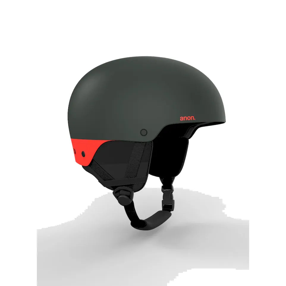 The Anon Raider 3 Helmet 2026 in Fiesta Red
