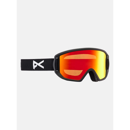 The Anon Relapse Jr MFI Goggles 2023 in Black Red Solex 1