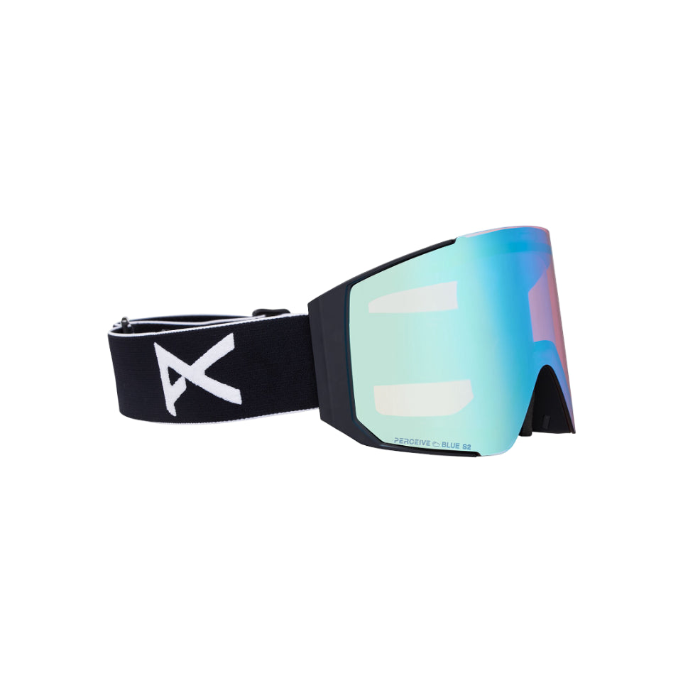 The Anon Sync, MFI Facemask & Spare Lens 2026 in Black, Perceive Variable Blue & Perceive Cloudy Pink