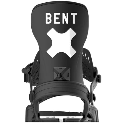The Bent Metal Axtion Men's Snowboard Bindings 2026 in Black back
