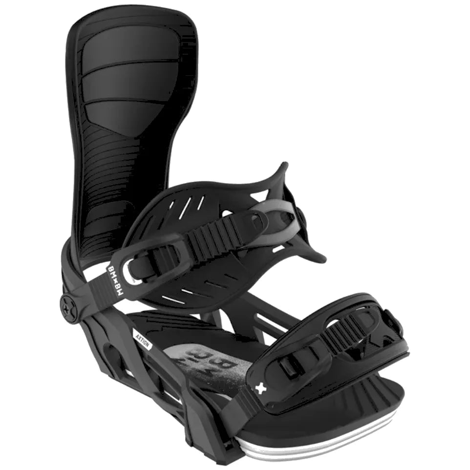The Bent Metal Axtion Men's Snowboard Bindings 2026 in Black front