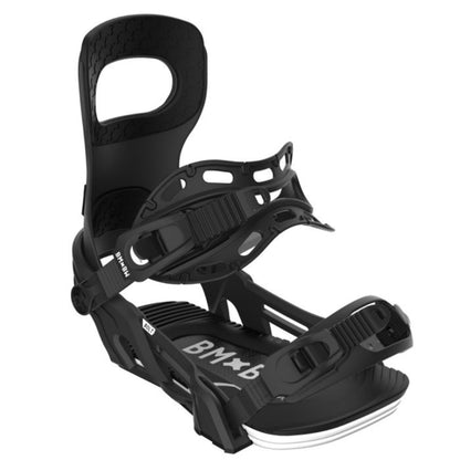 The Bent Metal Bolt Men's Snowboard Bindings 2025 in Black Front