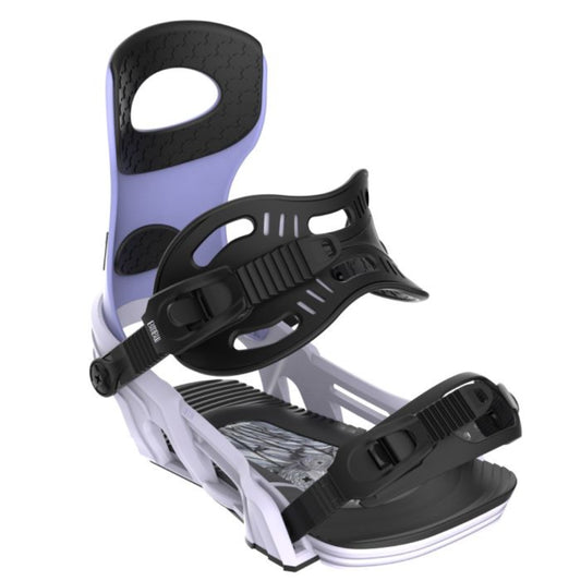 The Bent Metal Metta Women's Snowboard Bindings 2025 in Purple