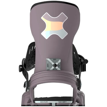 The Bent Metal Stylist Women's Snowboard Bindings 2026 in Mauve back