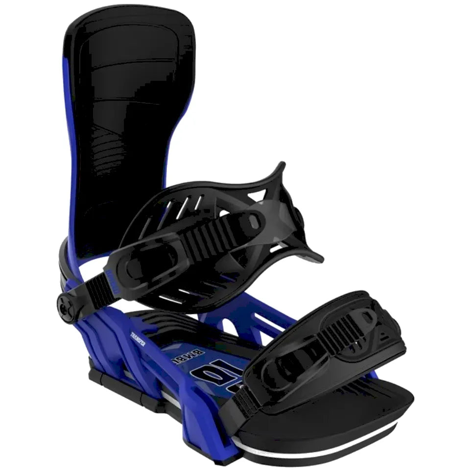 The Bent Metal Transfer Men's Snowboard Bindings 2026 in Blue front