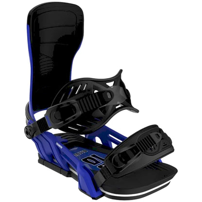 The Bent Metal Transfer Men's Snowboard Bindings 2026 in Blue front