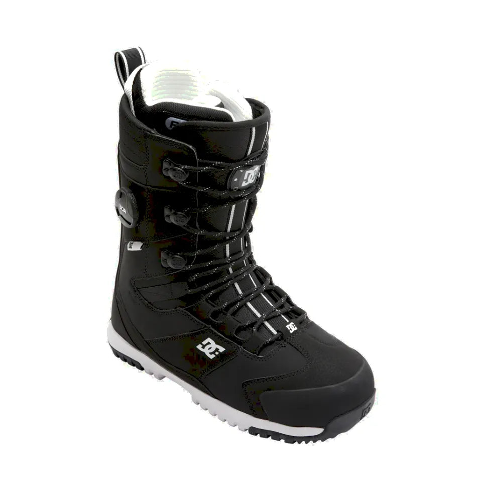 The DC Premier Hybrid Men's Snowboard Boot 2026 in Black White