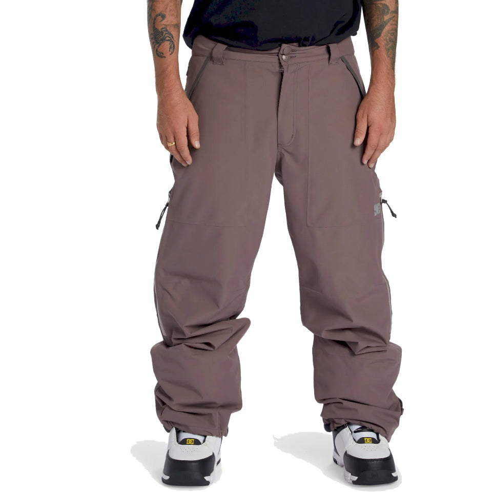 The DC Squadron 30K Men's Snow Pants 2025 in Plum Truffle
