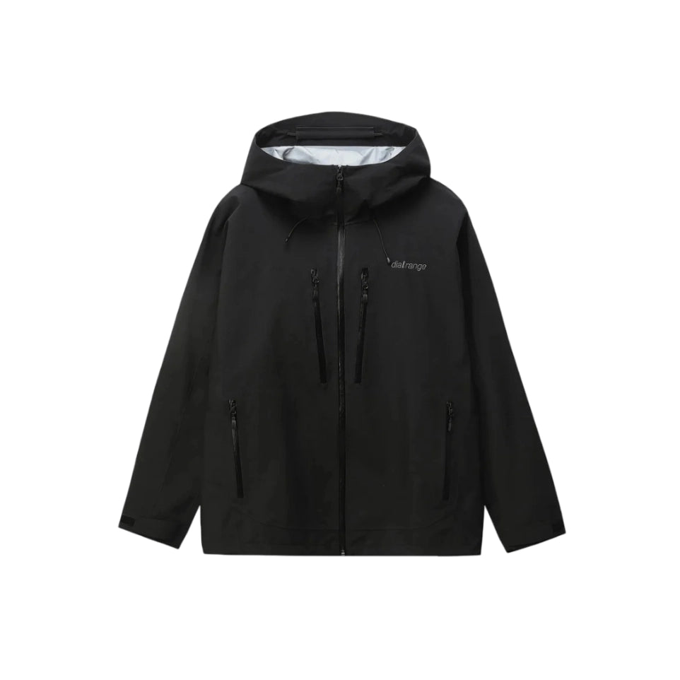 The Dialrange 3L Roland Men's Shell Jacket 2026 in Black