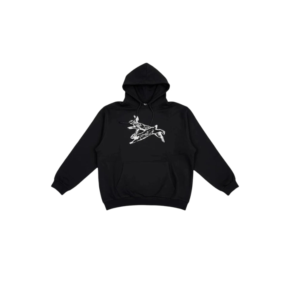 The Dialrange Rabbit Men's Hoodie 2026 in Black