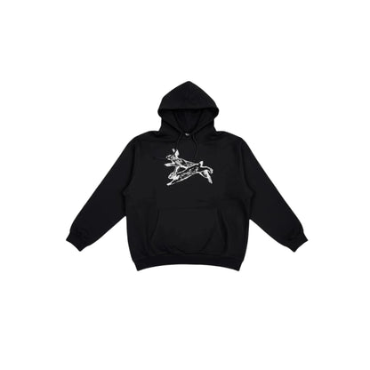 The Dialrange Rabbit Men's Hoodie 2026 in Black