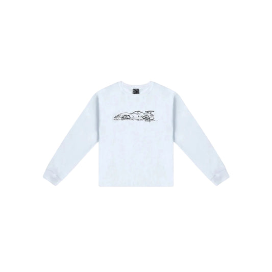 The Dialrange Spoiler Men's Long Sleeve T-Shirt 2026 in White