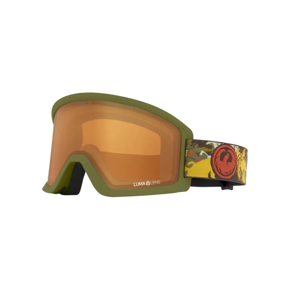 The Dragon DX3 OTG Goggles 2026 in Leafy Camo