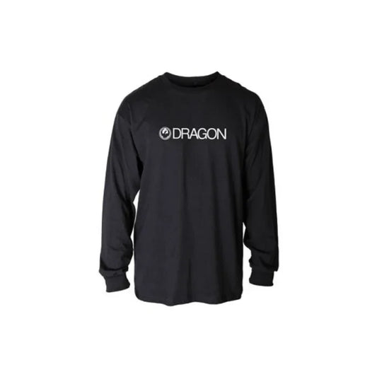 The Dragon Trademark Staple Line Long Sleeve T-Shirt 2024 in Black