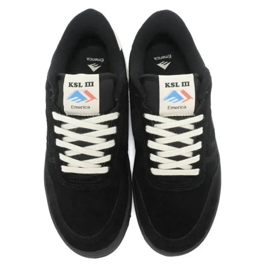 The Emerica KSL 111 Shoes 2025 in Black Black 1