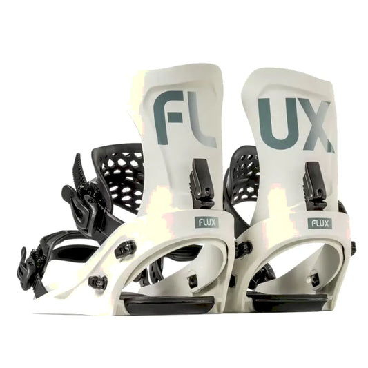The Flux XW Men's Snowboard Bindings 2026 in White