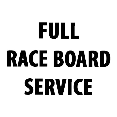 Text representing a full raceboard service in Jindabyne
