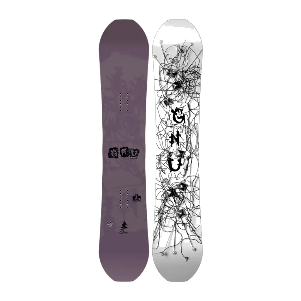 The GNU Scorp Men's Snowboard 2027 in Purple