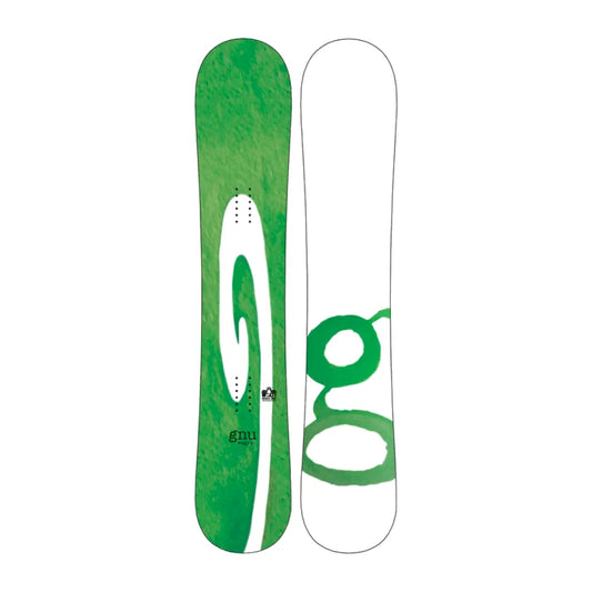 The GNU Wagyu Men's Snowboard 2027 in Green