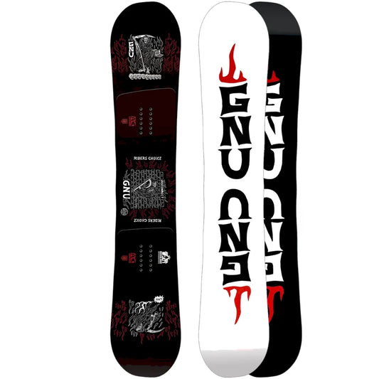 The Gnu Riders Choice Men's Snowboard 2025 in Black