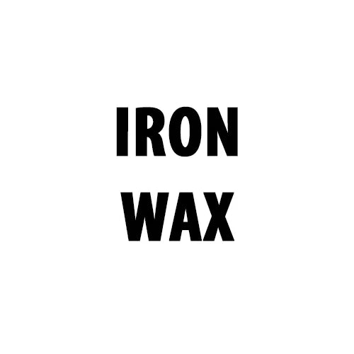 Text representing a snowboard iron wax in Jindabyne