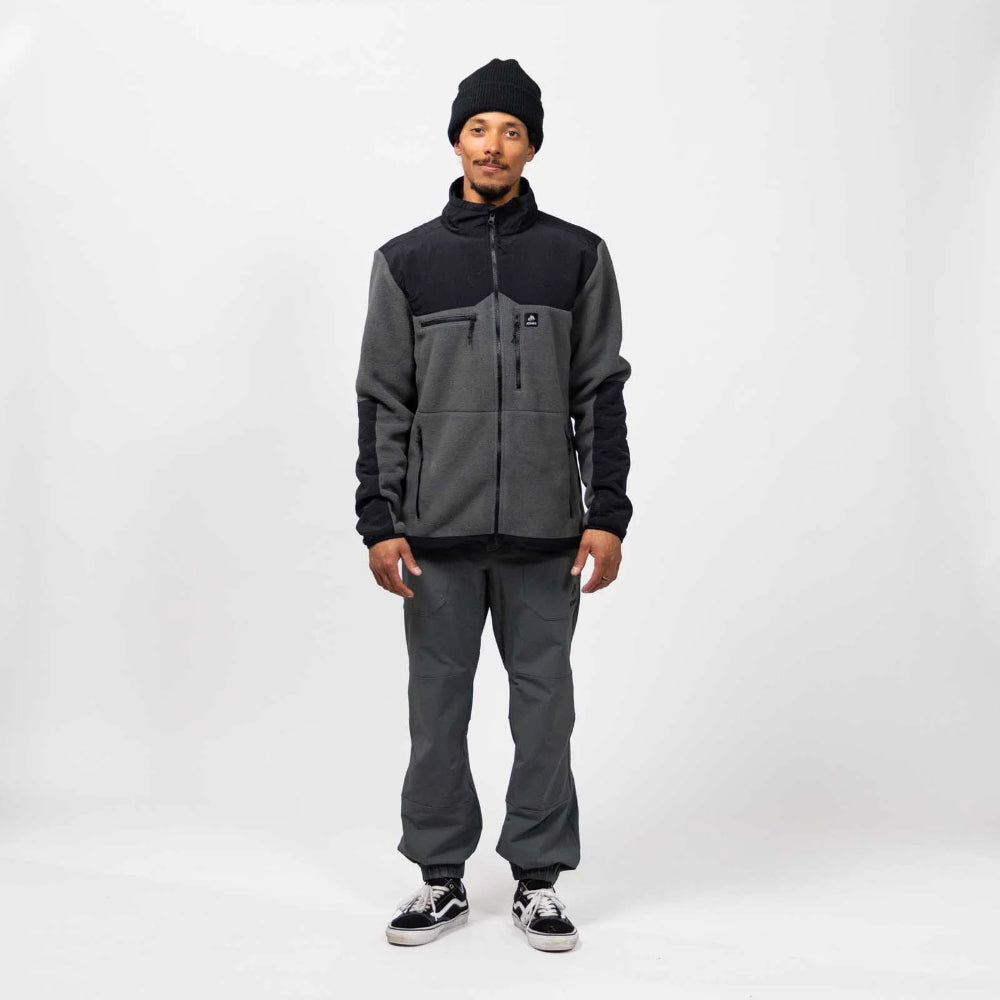 The Jones Base Camp Recycled Fleece Mens Jacket 2024 in Dawn Blue 1