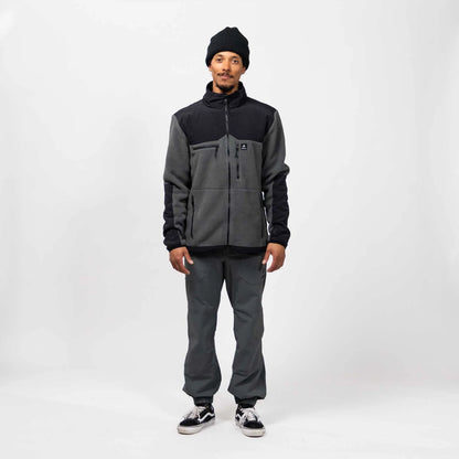 The Jones Base Camp Recycled Fleece Mens Jacket 2024 in Dawn Blue 1