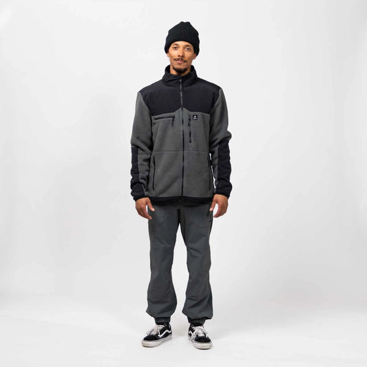 The Jones Base Camp Recycled Fleece Mens Jacket 2024 in Dawn Blue 1