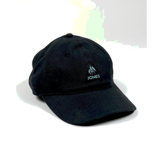 The Jones Organic Cotton Canvas Cap 2026 in Stealth Black
