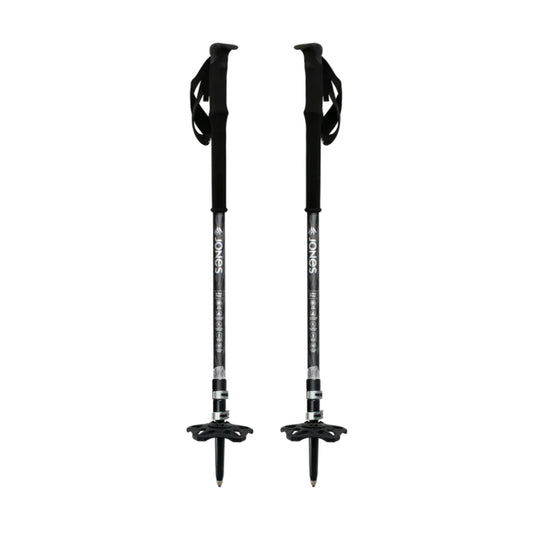 The Jones Talon Pro Splitboarding Poles 2023 in Black