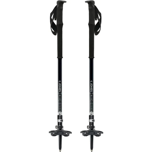 The Jones Talon Splitboarding Poles 2023 in Black