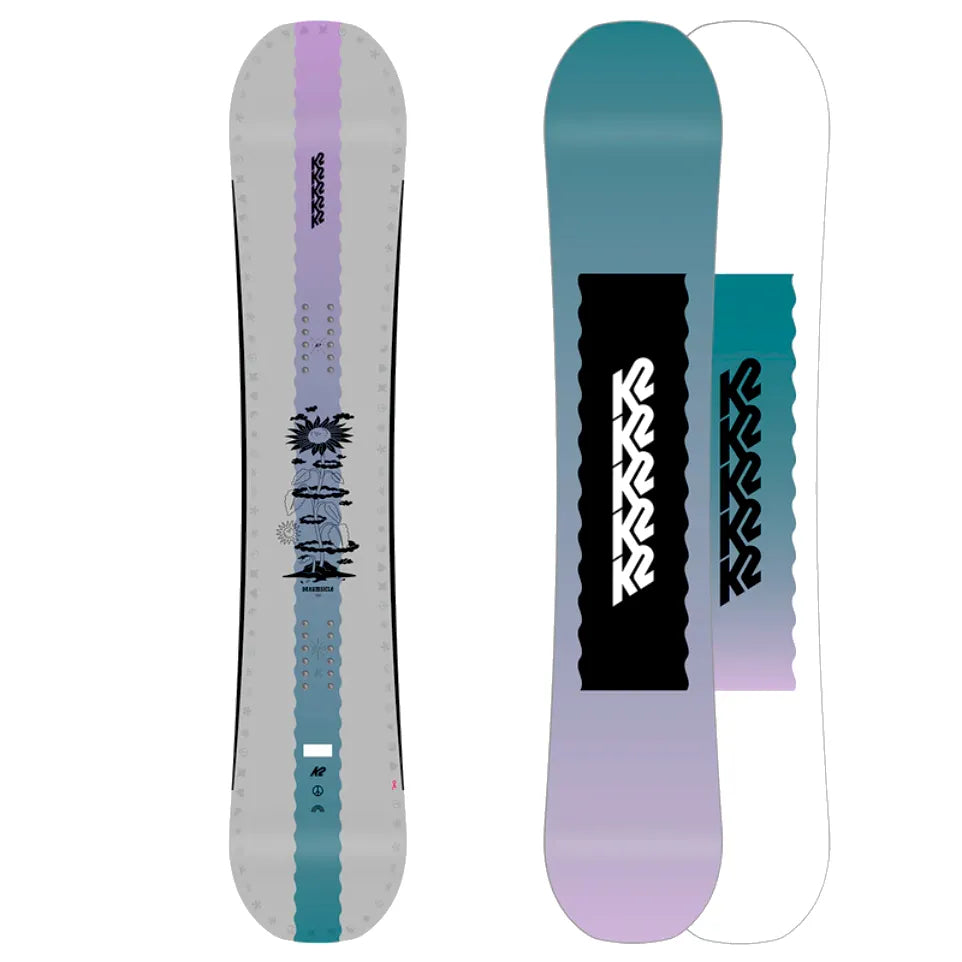 The K2 Dreamsicle Women's Snowboard 2023 in White