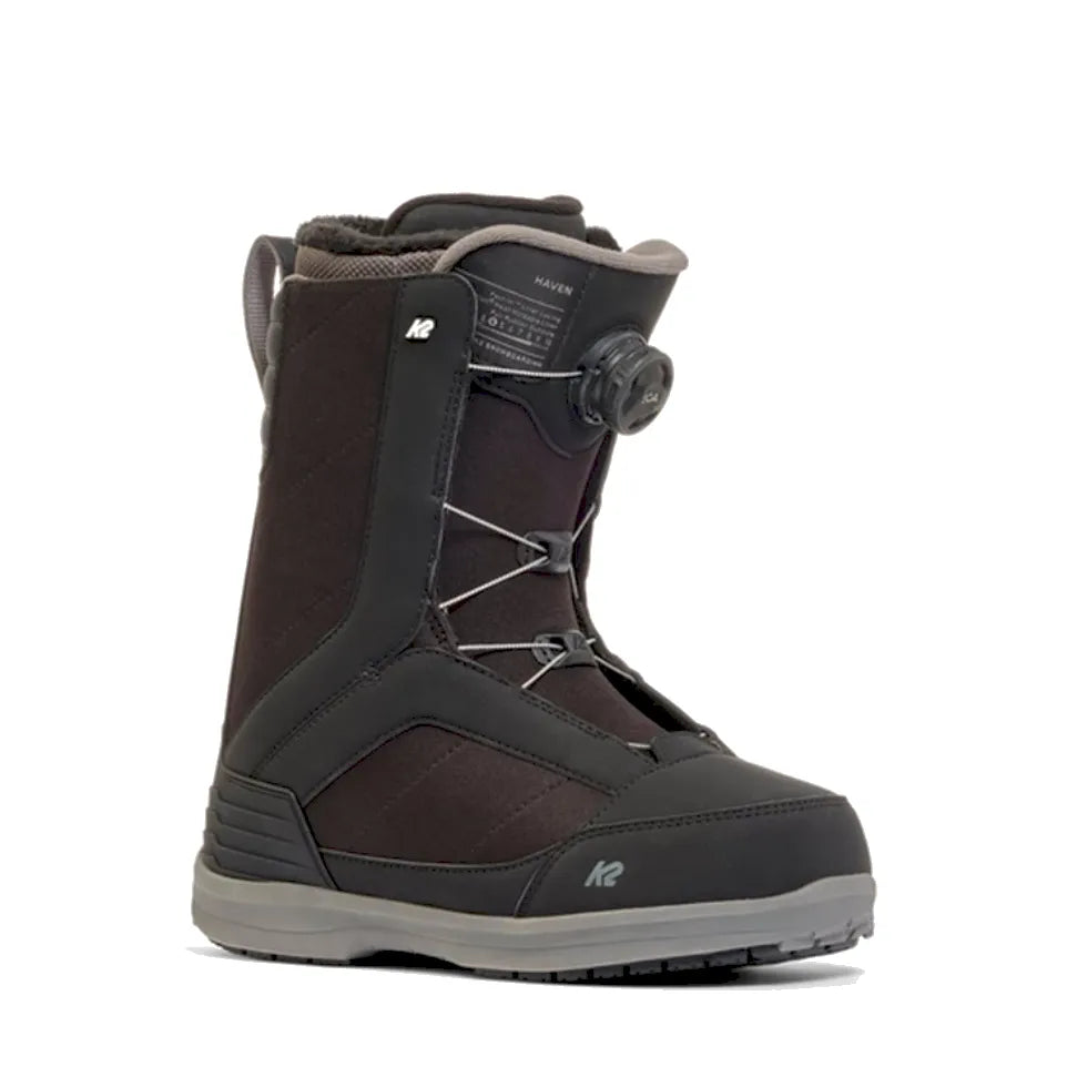 The K2 Haven Women's Snowboard Boots 2026 in Black