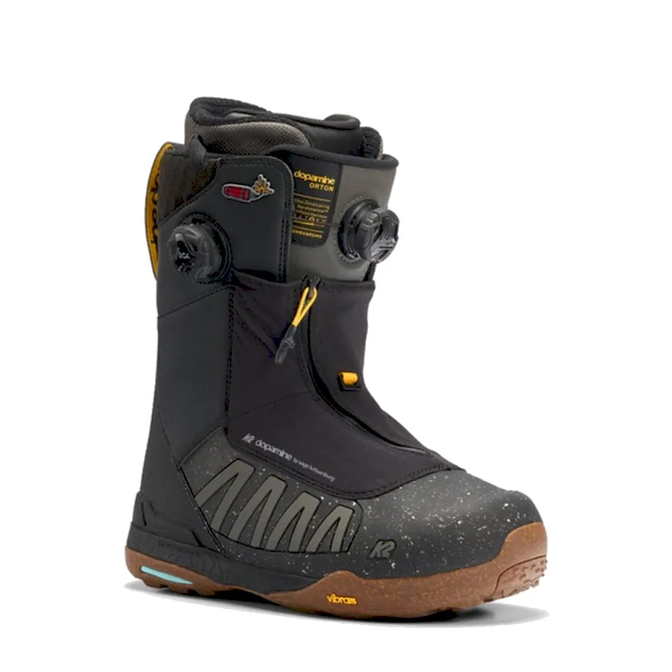 The K2 Orton Men's Snowboard Boots 2026 in Black