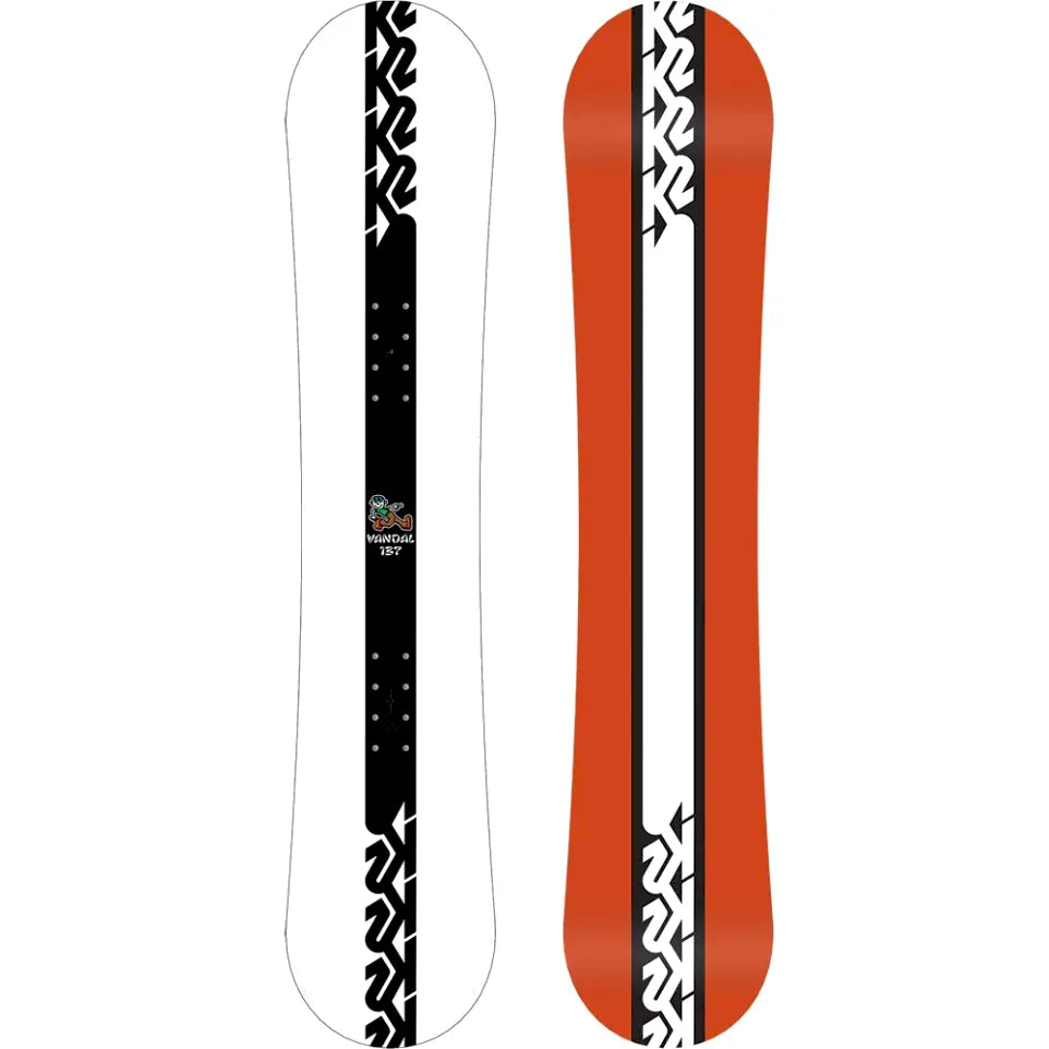 The K2 Vandal Junior Kid's Snowboard 2023 in White