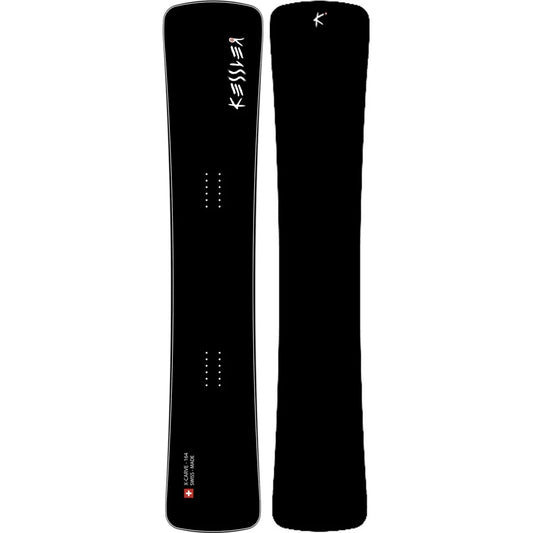 The Kessler X-Carve Snowboard 2025 in Black