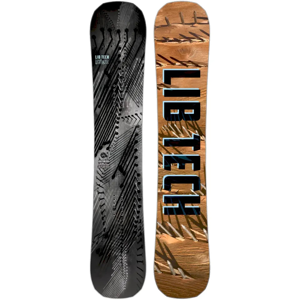 The Lib Tech Legitimizer Men's Snowboard 2025 in Grey