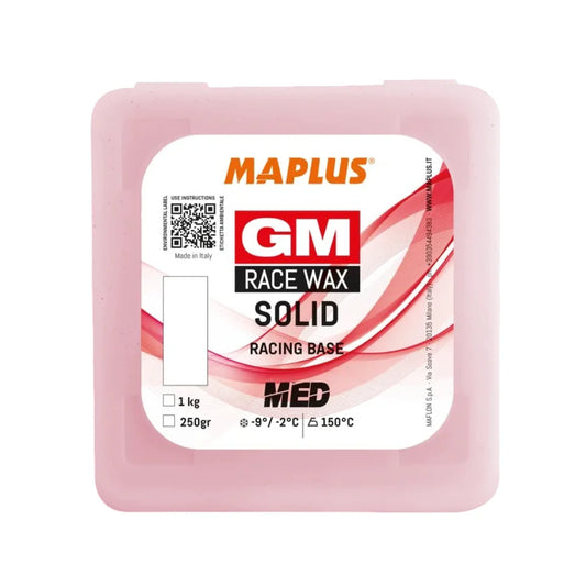 The MAPLUS GM Med Racing Base Solid Glidewax 250g
