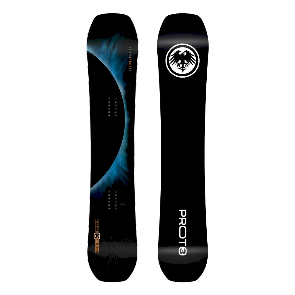 The Never Summer Proto Eclipse Men's Snowboard 2027 in Black