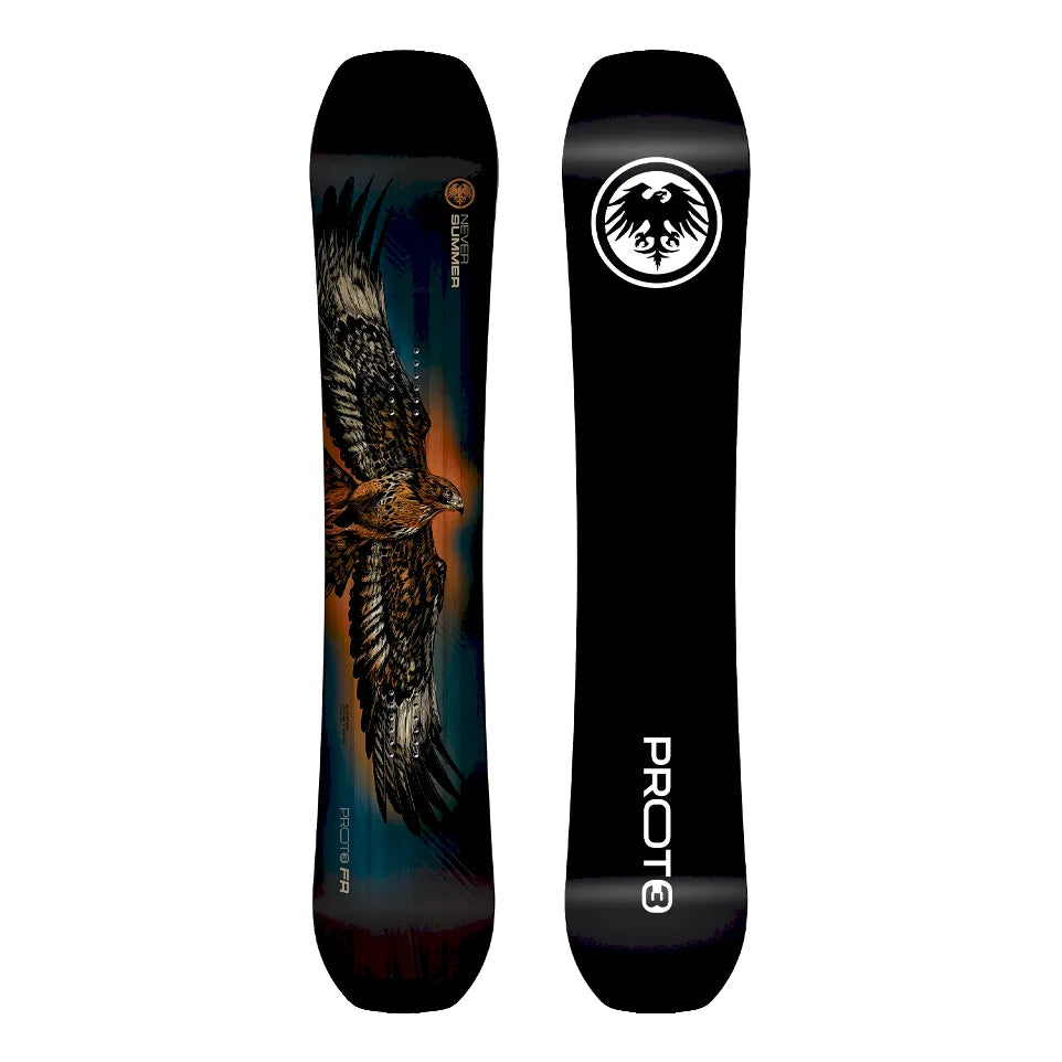 The Never Summer Proto FR Men's Snowboard 2027 in Black