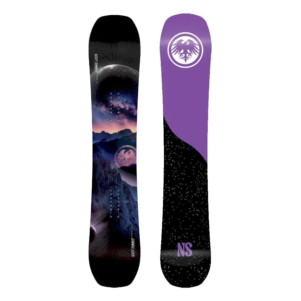 The Never Summer Proto Type 3 Hybrid Women's Snowboard 2027 in Black
