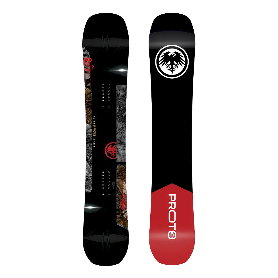 The Never Summer Proto Type 3 Men's Snowboard 2027 in Black