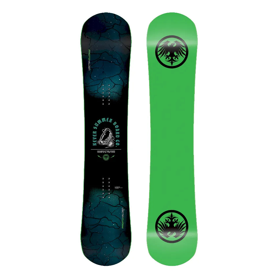 The Never Summer Proto Wilder Kid's Snowboard 2027 in Blue