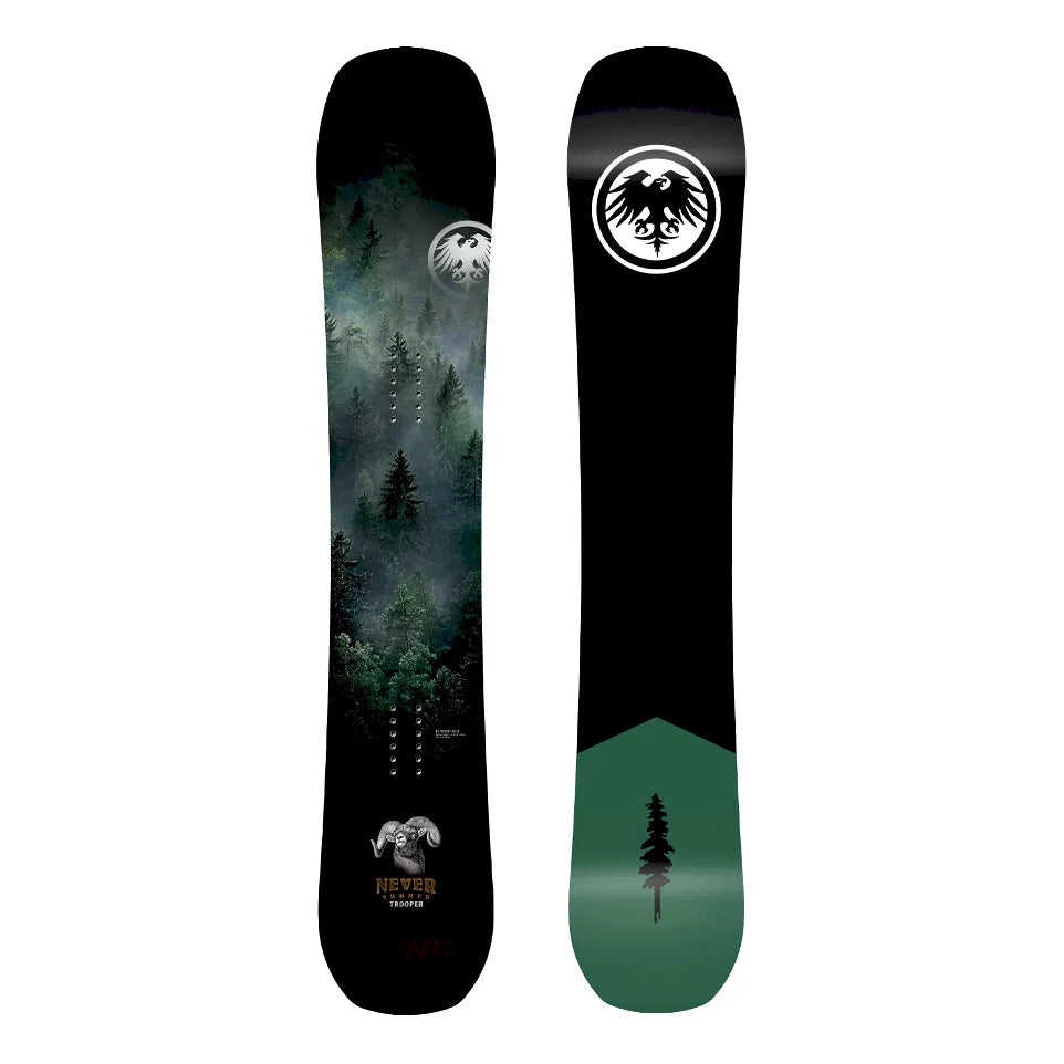 The Never Summer Trooper Men's Snowboard 2027 in Black