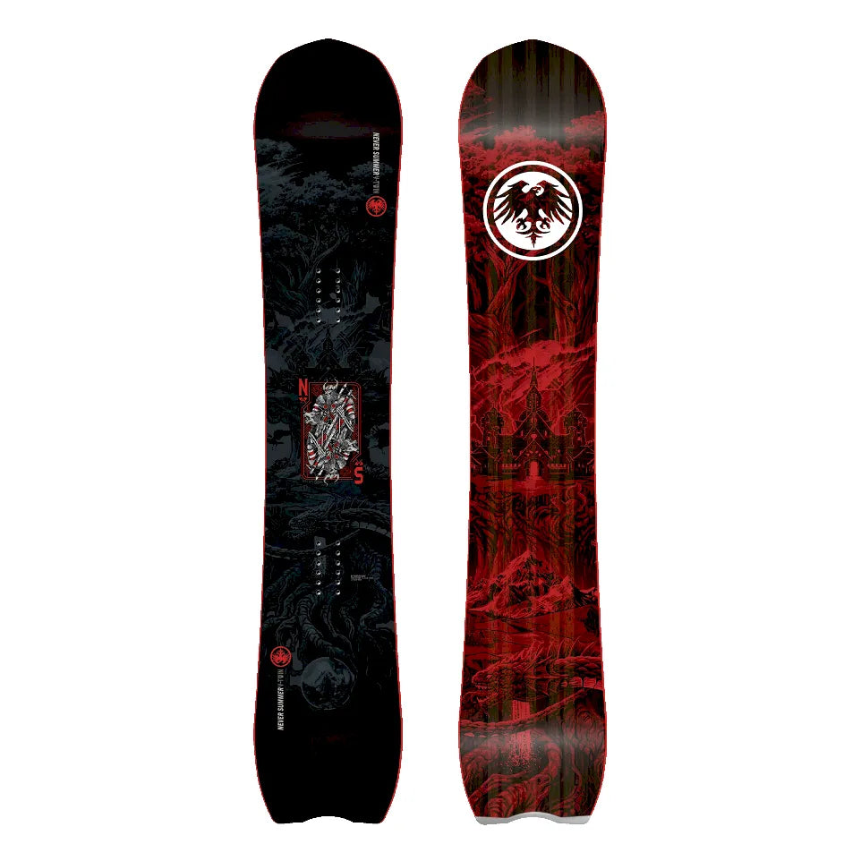 The Never Summer V-Twin Men's Snowboard 2027 in Black