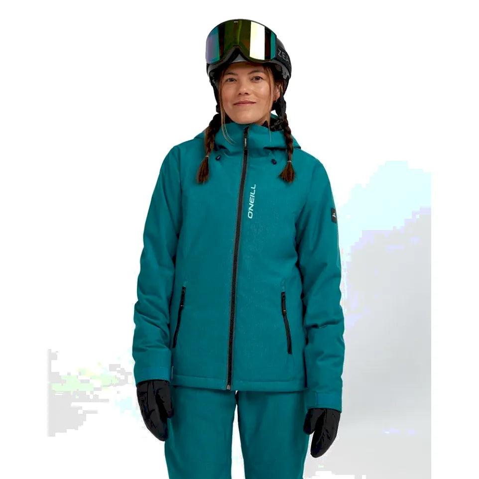 The O'Neill Cruz Melange Women's Snow Jacket 2026 In Island Breeze