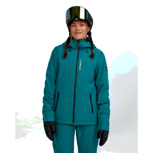 The O'Neill Cruz Melange Women's Snow Jacket 2026 In Island Breeze