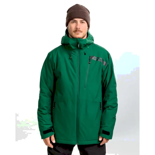The O'Neill Cruz Men's Snow Jacket 2026 in Emerald Envy