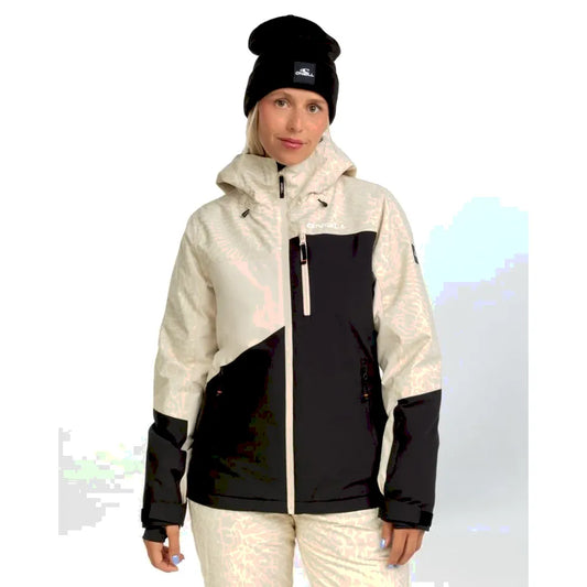 The O'Neill Cruz Triple Women's Snow Jacket 2026 in Macaron Animalica